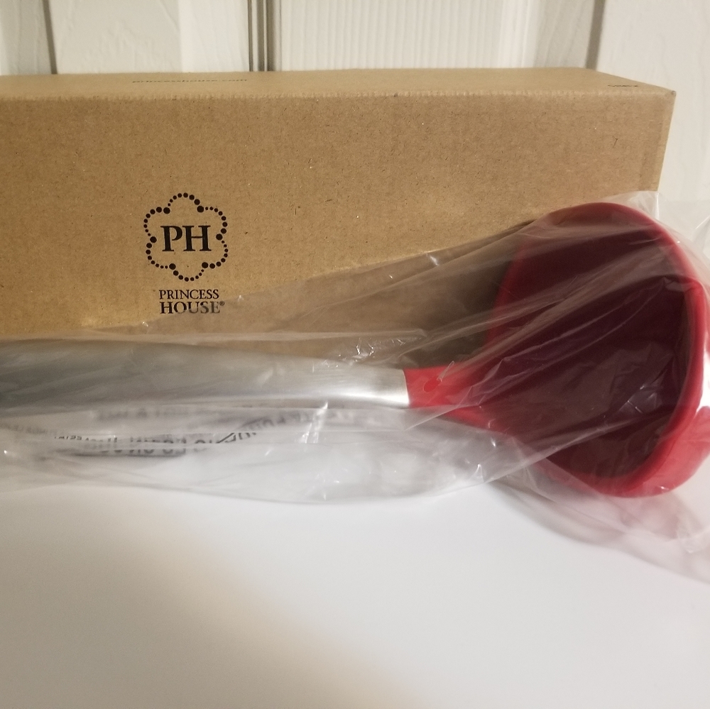 Red Princess House Long Ladle NEW